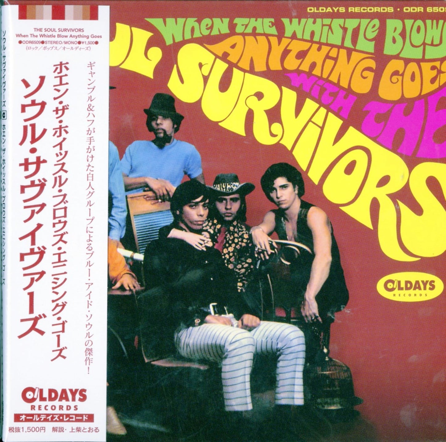 The Soul Survivors - When The Whistle Blow Anything Goes - Japan  Mini LP CD