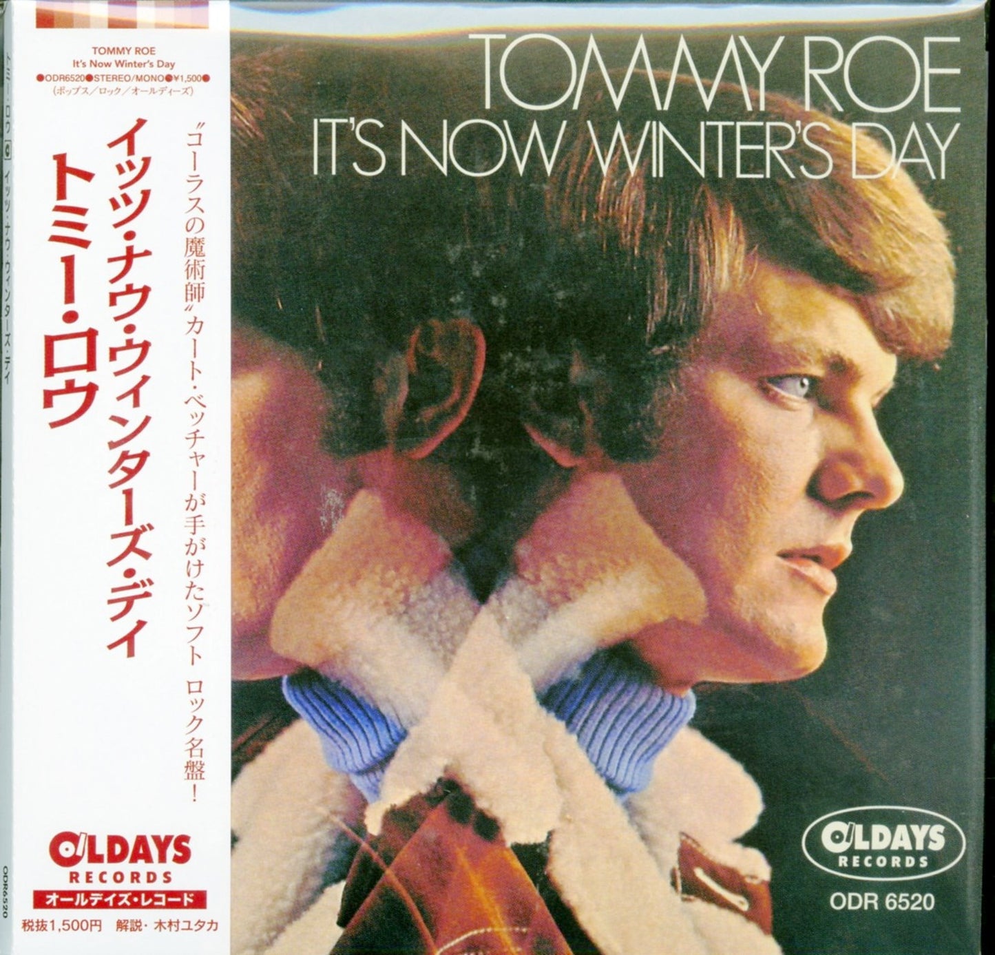 Tommy Roe - It'S Now Winter'S Day - Japan  Mini LP CD Bonus Track