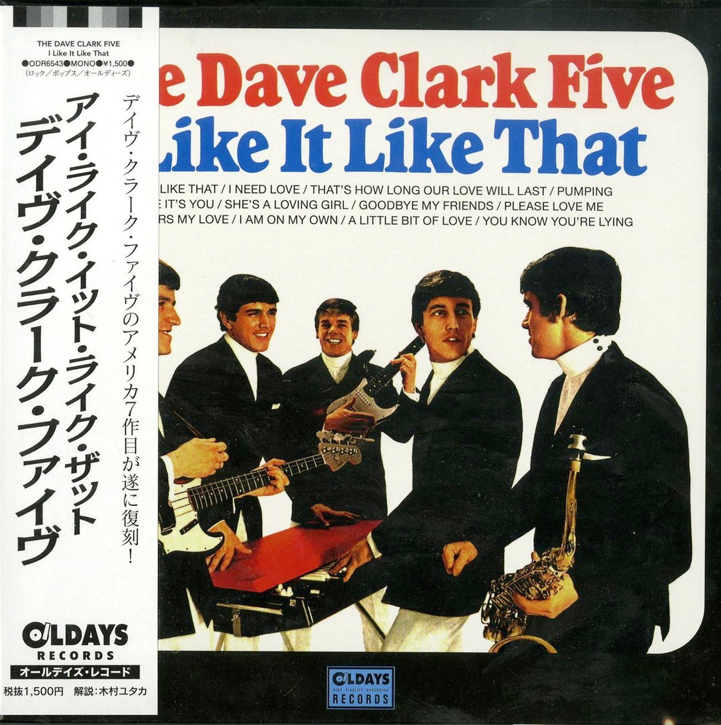 The Dave Clark Five - I Like It Like That - Japan  Mini LP CD Bonus Track