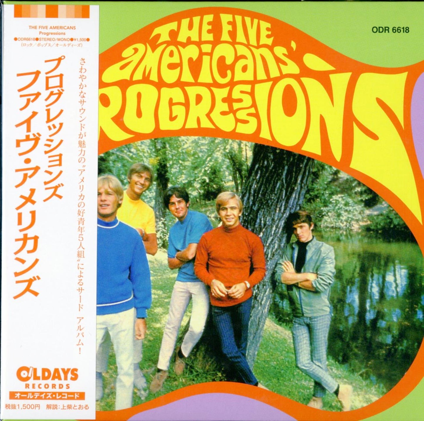 The Five Americans - Progressions - Japan  Mini LP CD Bonus Track