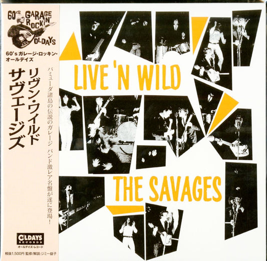 The Savages - Live'N Wild - Japan  Mini LP CD Bonus Track