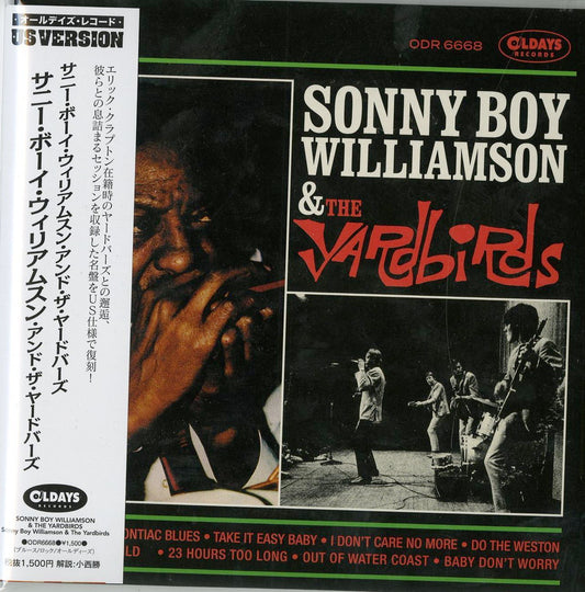 Sonny Boy Williamson & The Yardbirds - S/T - Japan  Mini LP CD Bonus Track