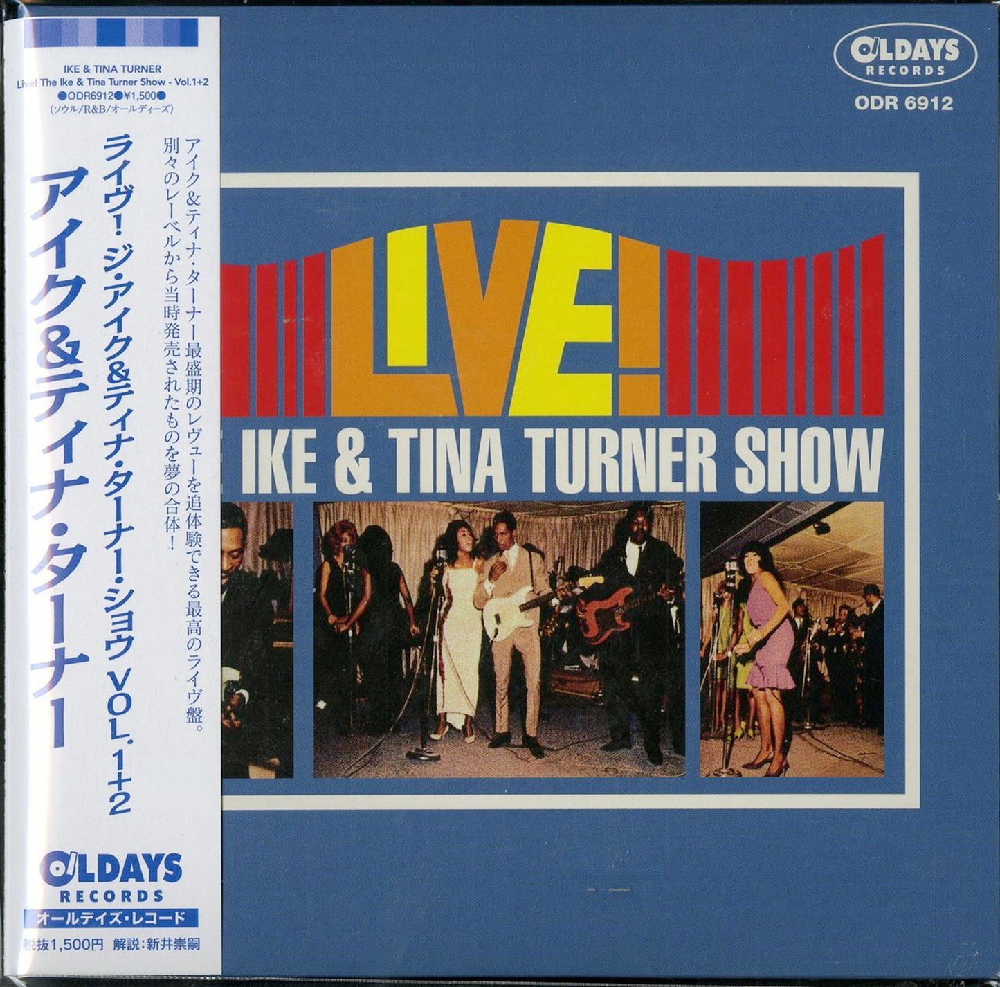 Ike & Tina Turner - Live! The Ike & Tina Turner Show Vol.1+2 - Japan  Mini LP CD