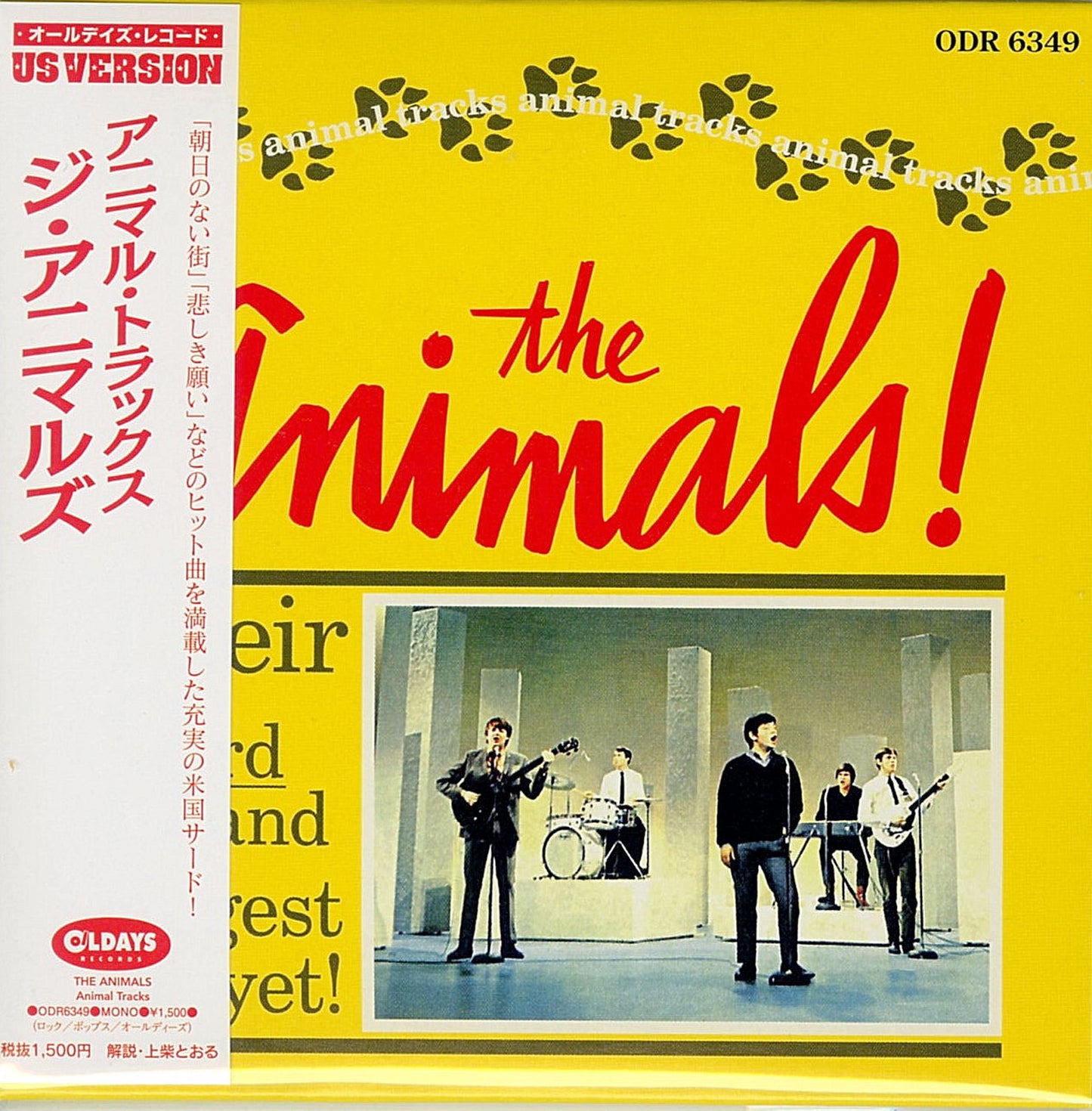 The Animals - Animal Tracks - Japan  Mini LP CD