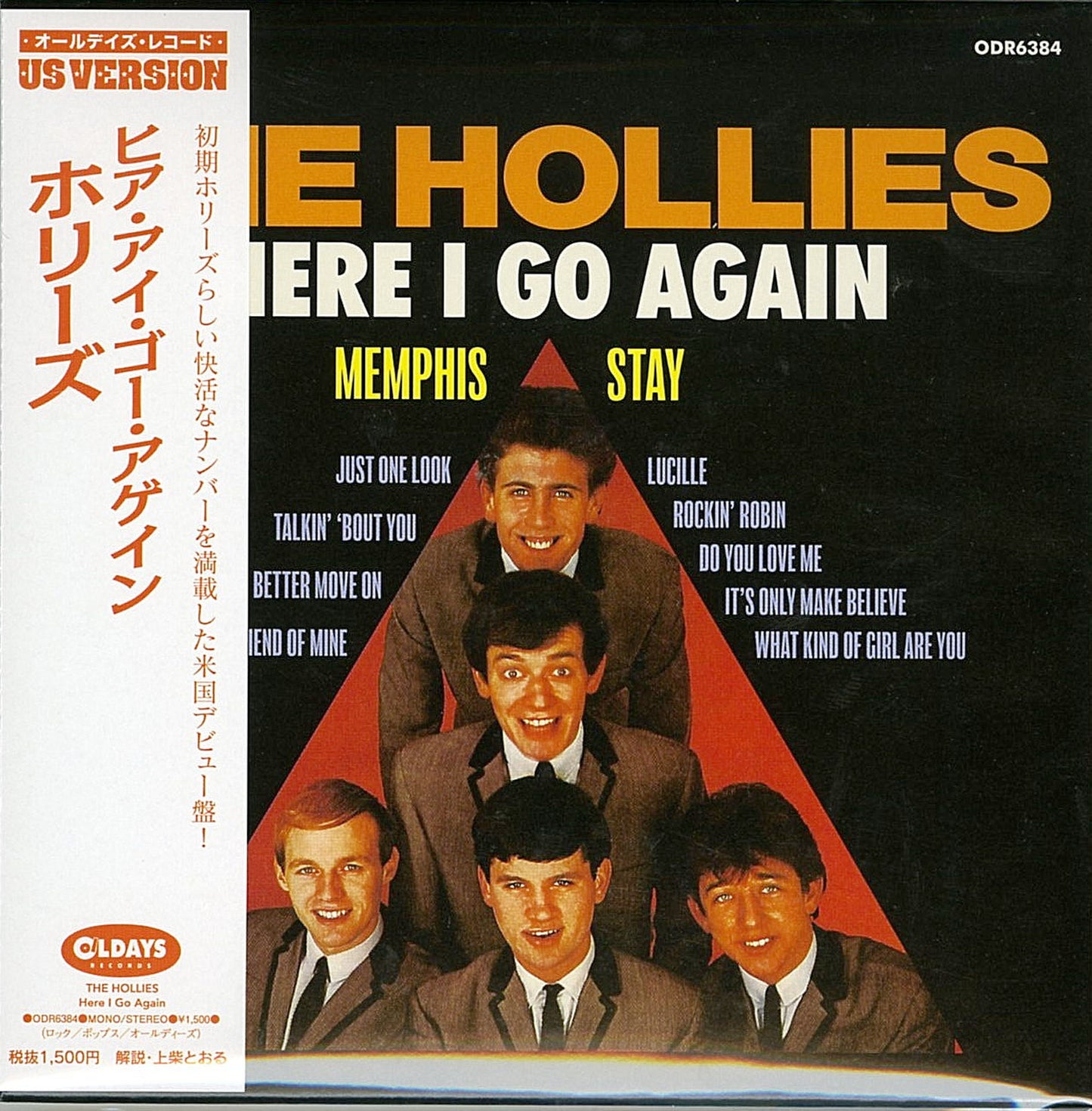 The Hollies - Here I Go Again - Japan  Mini LP CD Bonus Track