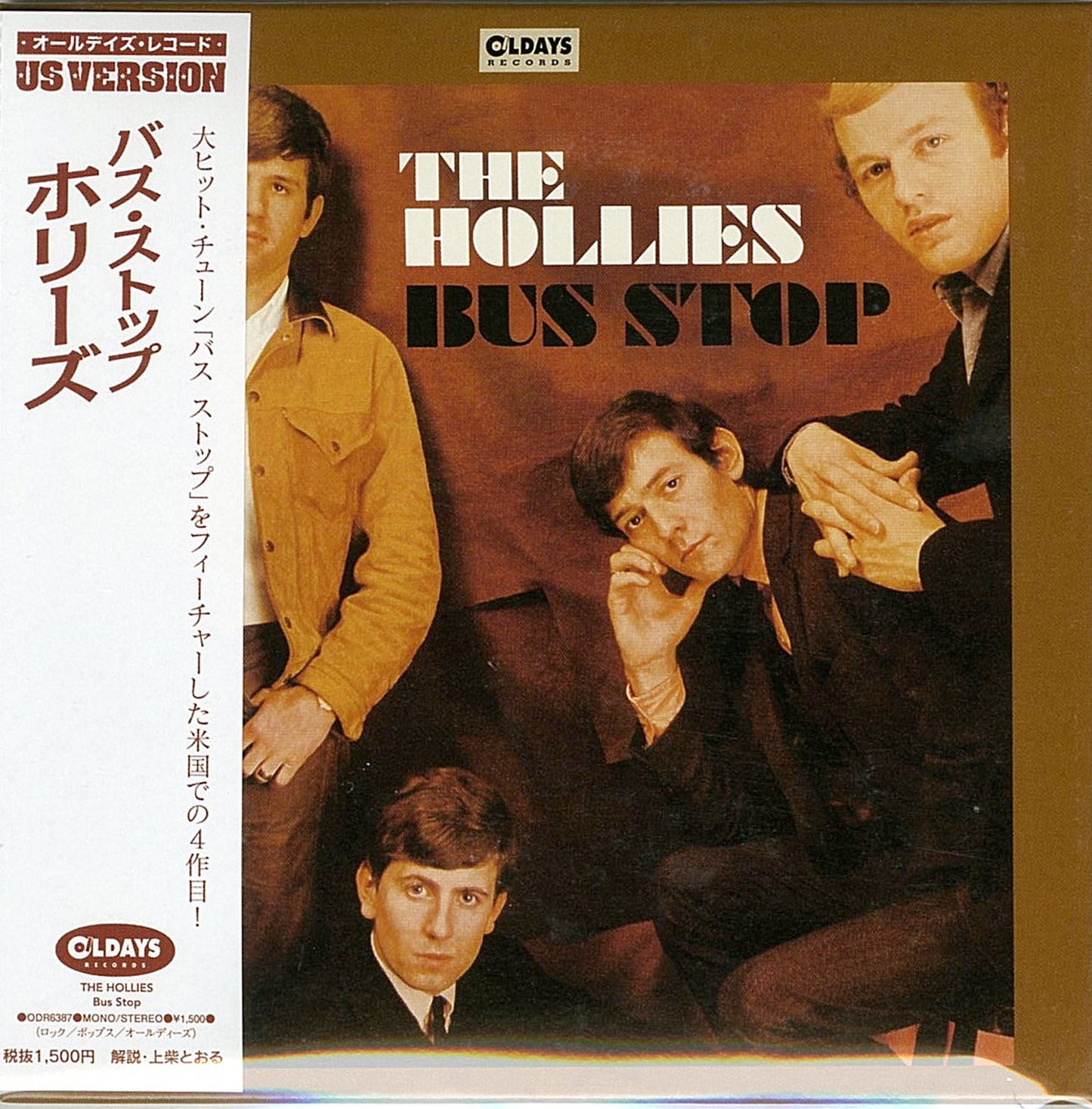 The Hollies - Bus Stop - Japan  Mini LP CD Bonus Track