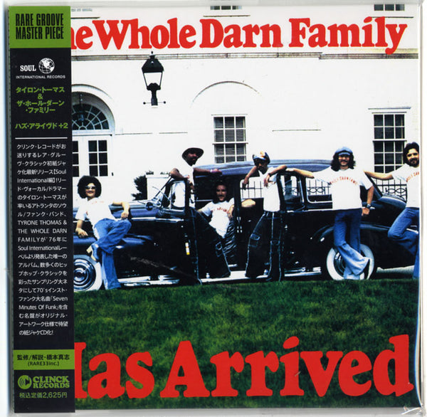 Tyrone Thomas & The Whole Darn Family - Has Arrived - Mini LP CD Bonus -  CDs Vinyl Japan Store