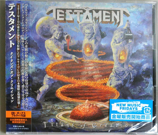Testament - Titans Of Creation - Japan  2 CD Limited Edition