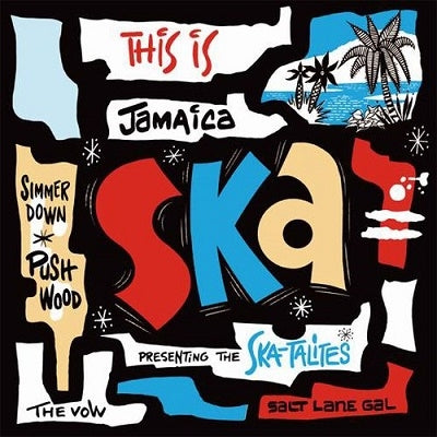 V.A. - This Is Jamaica Ska - Presenting Ska-talites - Japan LP Record