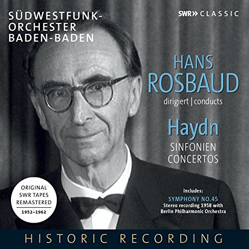Haydn (1732-1809) - Symphonies, Concertos : Hans Rosbaud / SWR Symphony Orchestra, Lautenbacher(Vn)Gendron(Vc)etc (1952-1962)(7CD) - Import 7 CD Box