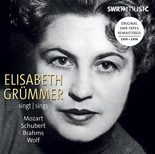 Elisabeth Grümmer - Sings Mozart, Wolf, Brahms, Schubert : Elisabeth Grummer(S)Grumiaux(Vn)Munchinger / Stuttgart Co Etc - Import CD