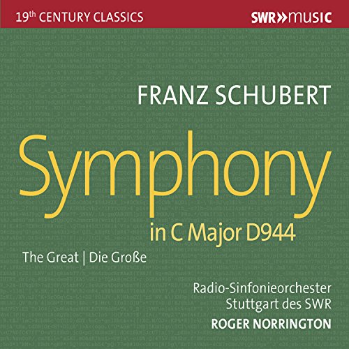 Schubert (1797-1828) - Symphony No.9, Die Zauberharfe Overture : Roger Norrington / Stuttgart Radio Symphony Orchestra - Import CD