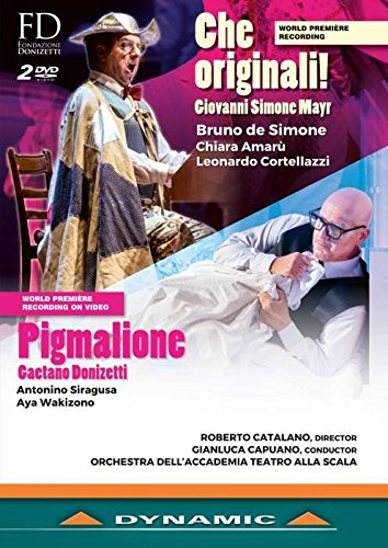 Gianluca Capuano, Milan Scala Orchestra, Bruno De Simone - Mayr, Giovanni Simone (1763-1845) Che Originali : Catalano Capuano / Academica Teatro Alla Scala B.De Simone +Donizetti Pigmalione : Siragusa (2017 Stereo)(2Dvd) - Import 2 DVD