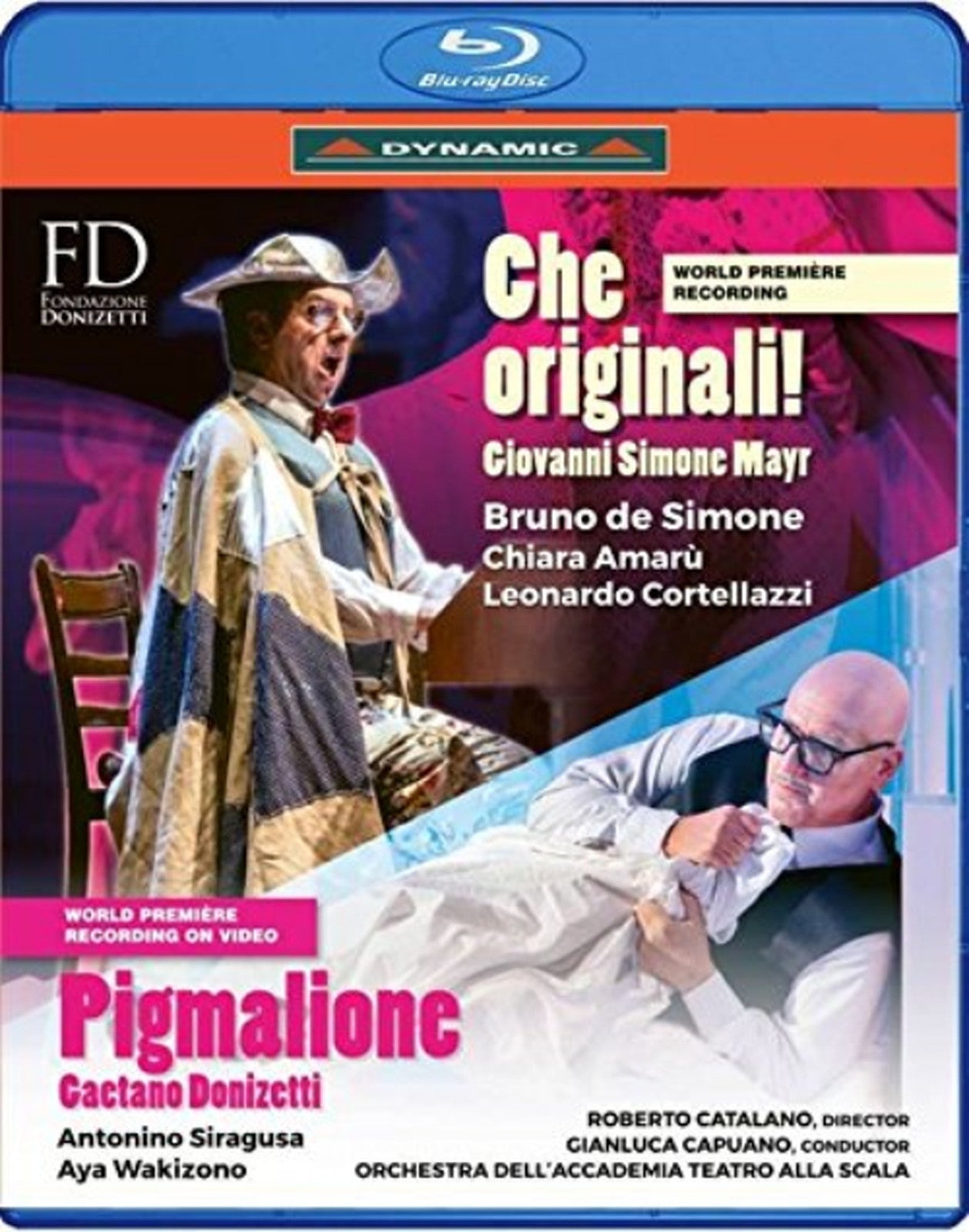 Gianluca Capuano, Milan Scala Orchestra, Bruno De Simone - Donizetti: Pigmalione / Mayr: Che Originali! - Import Blu-ray Disc