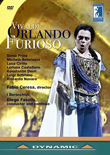 Vivaldi (1678-1741) - Orlando Furioso : Ceresa, Fasolis / I Barocchisti, Prina, Antenucci, Cirillo, Castellano, etc (2017 Stereo)(2DVD) - Import 2 DVD