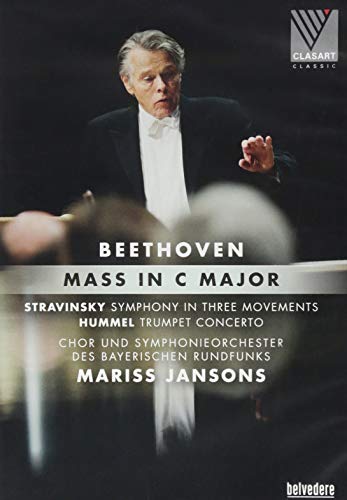 Beethoven (1770-1827) - Beethoven Mass in C, Stravinsky Symphony in Three Movements, etc : Mariss Jansons / Bavarian Radio Symphony Orchestra - Import DVD