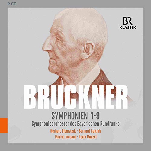 Bavarian Radio Symphony Orchestra, Lorin Maazel, Mariss Jansons, Bernhard Haitink, Herbert Blomstedt. - Bruckner: Symphonies Nos. 1-9 - Import 9 CD Box