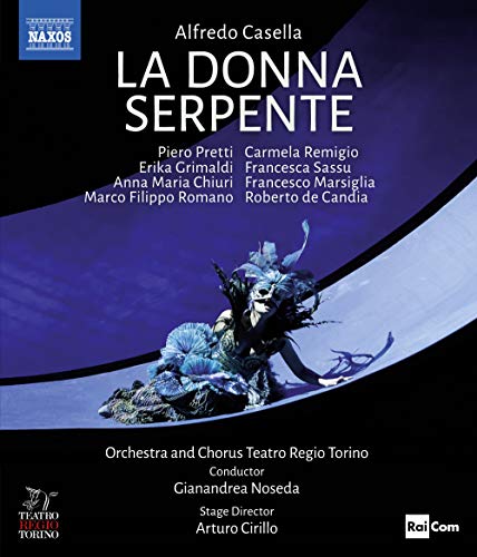 Casella (1883-1947) - La Donna Serpente : Cirillo, Noseda / Teatro Regio Torino, Pretti, Remigio, Grimaldi, Sassu, etc (2016 Stereo) - Import Blu-ray Disc