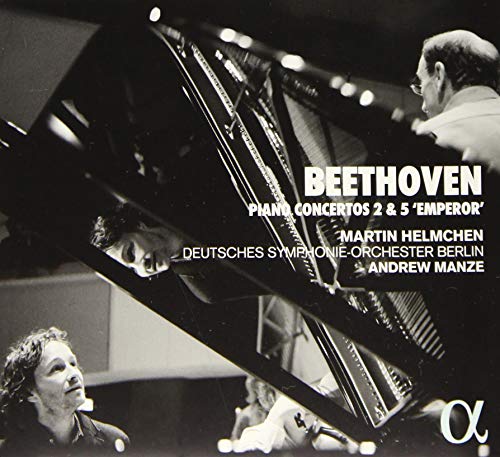 Beethoven (1770-1827) - Piano Concertos Nos.2, 5 : Martin Helmchen(P)Andrew Manze / Berlin Deutsches Symphony Orchestra - Import CD