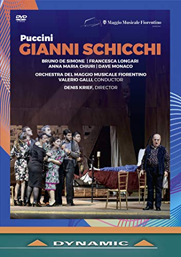 Puccini (1858-1924) - Gianni Schicchi : Krief, Galli / Maggio Musicale Fiorentino, B.de Simone, Chiuri, Longari, D.Monaco, etc (2019 Stereo) - Import DVD
