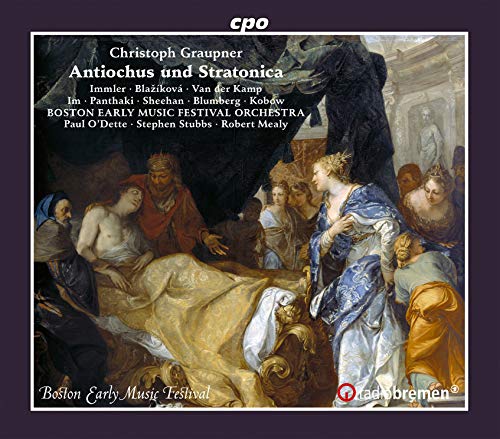 Graupner (1683-1760) - Antiochus und Stratonica : o'Dette / Stubbs / Boston Early Music Festival Orchestra, Immler, Blazikova, van der Kamp, etc (2020 Stereo)(3CD) - Import 3 CD
