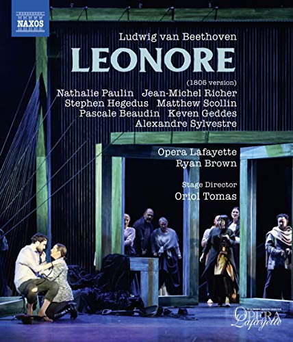Beethoven (1770-1827) - Leonore : O.Tomas, Ryan Brown / Opera Lafayette, Nathalie Paulin, Jean-Michel Richer, etc (2020 Stereo) - Import Blu-ray Disc