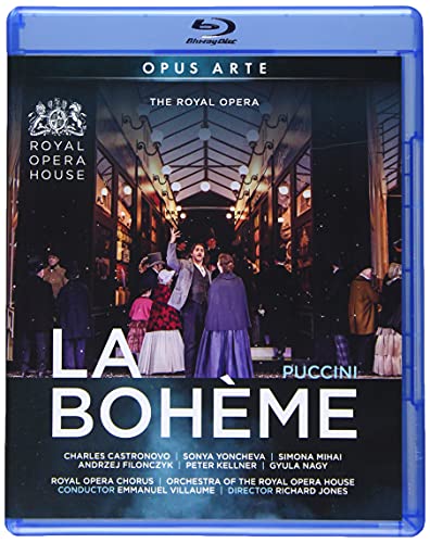 Puccini (1858-1924) - La Boheme : R.Jones, Villaume / Royal Opera House, Castronovo, Yoncheva, Mihai, Filonczyk, etc (2020 Stereo) - Import Blu-ray Disc