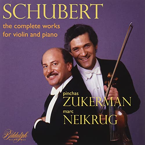 Schubert (1797-1828) - Complete Works for Violin & Piano, Arpeggione Sonata : Zukerman(Vn, Va)Neikrug(P)(2CD) - Import 2 CD