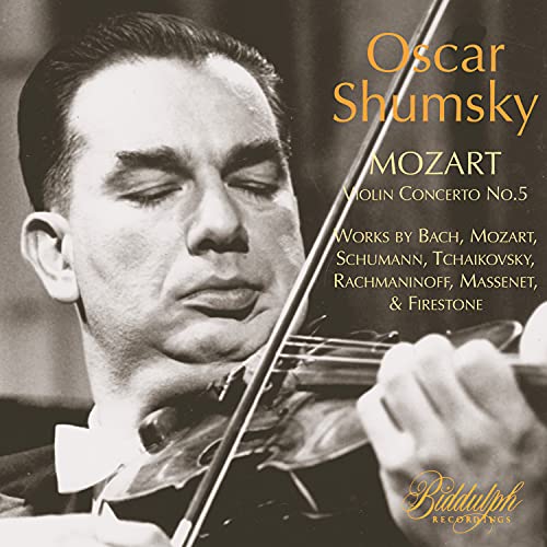 Mozart (1756-1791) - Violin Concerto, 5, : Shumsky(Vn)Scherman / Little Orchestra Society +violin Pieces - Import CD