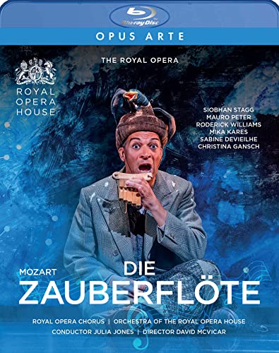 Mozart (1756-1791) - Die Zauberflote : Mcvicar, Julia Jones / Royal Opera House, Stagg, M.Peter, Roderick Williams, Devieilhe, etc (2017 Stereo) - Import Blu-ray Disc