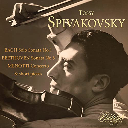 Toscha Seidel (or Seidl) - Tossy Spivakovsky : J.S.Bach, Beethoven, Menotti, etc - Import CD