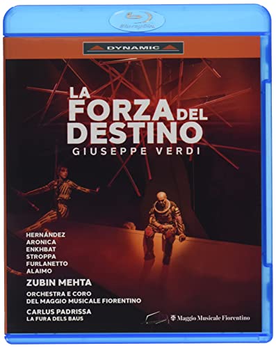 Verdi (1813-1901) - La Forza del Destino : Padrissa, Zubin Mehta / Maggio Musicale Fiorentino, S.Hernandez, Aronica, Enkhbat, Stroppa, etc (2021 Stereo) - Import Blu-ray Disc