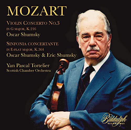 Mozart (1756-1791) - Violin Concerto, 3, Sinfonia Concertante K, 364, : Shumsky(Vn)E.shumsky(Va): Y.p.tortelier / Scottish Co - Import CD