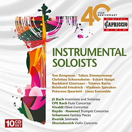 Various Artists (Classical) - "Capriccio Label 40th Anniversary Collection: Soloists and Ensembles" - Import 10 CD Box