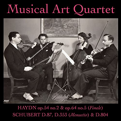 Schubert (1797-1828) - String Quartet, 10, 13, Etc: Musical Art Q +haydn: Quartet, 58, Etc - Import CD