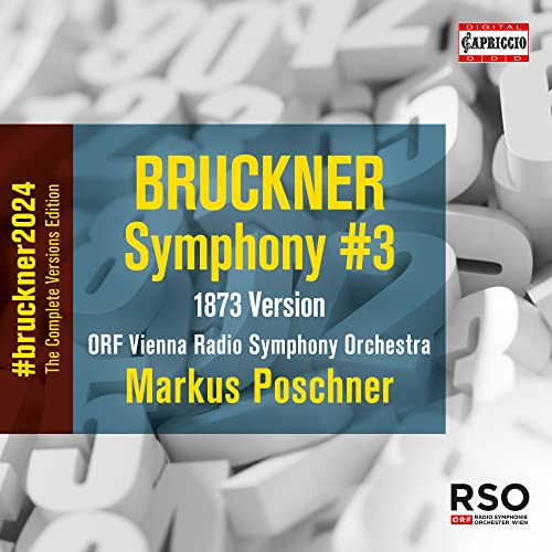 Bruckner (1824-1896) - Symphony No.3 : Markus Poschner / Vienna Radio Symphony Orchestra - Import CD