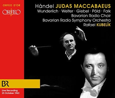 Handel (1685-1759) - Judas Maccabaeus(German): Kubelik / Bavarian Rso & Cho Wunderlich Welter Giebel - Import 2 CD