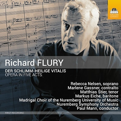 Flury, Richard (1896-1967) - Der Schlimm Heilige Vitalis : P.Mann / Nuremberg So, Stier, Stiefermann, R.Nelsen, Gassner, etc (2022 Stereo)(2CD) - Import 2 CD
