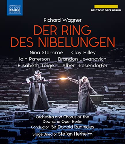Wagner (1813-1883) - Der Ring des Nibelungen : Herheim, Runnicles / Deutsche Oper Berlin, Stemme, Hilley, I.Paterson, Jovanovich, etc (2021 Stereo)(4BD) - Import 4 Blu-ray Disc Box