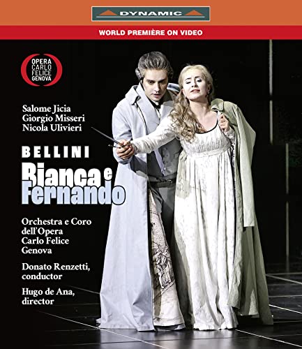 Bellini (1801-1835) - Bianca e Fernando : de Ana, Renzetti / Opera Carlo Felice, Jicia, Misseri, Ulivieri, etc (2021 Stereo) - Import Blu-ray Disc
