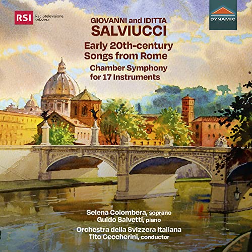 Salviucci, Giovanni (1907-1937) - Sinfonia Da Camera: Ceccherini / Svizzera Italiana O +songs, Iditta Salviucci: Colombera(S - Import CD