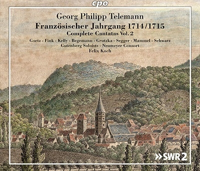 Telemann (1681-1767) - Complete Cantatas Vol.2 -Franzosischer Jahrgang : F.Koch / Neumeyer Consort, Gutenberg Soloists (2CD) - Import 2 CD