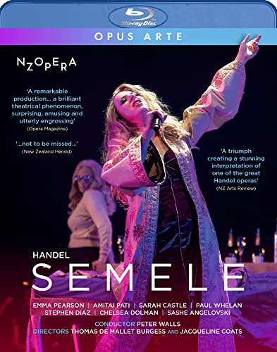 Handel (1685-1759) - Semele : Mallet Burgess & J.Coats, P.Walls / New Zealand Opera, E.Pearson, Pati, S.Castle, Whelan, etc - Import Blu-ray Disc