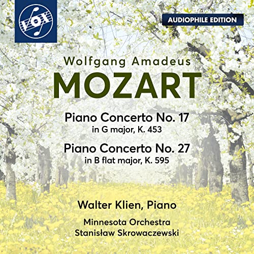 Mozart (1756-1791) - Piano Concertos Nos.27, 17 : Walter Klien(P)Stanislaw Skrowaczewski / Minnesota Orchestra - Import CD