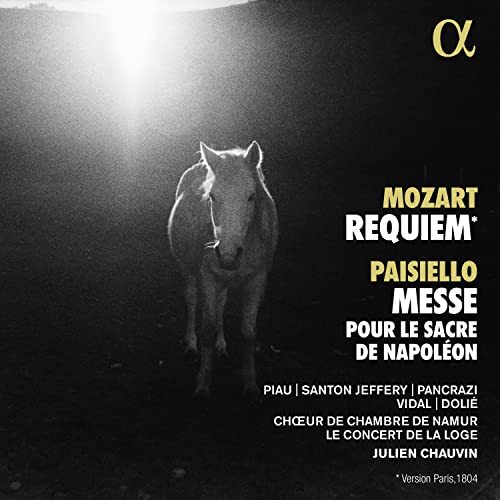 Mozart (1756-1791) - Mozart Requiem, Paisiello Mass : Julien Chauvin / Le Concert de la Loge, Piau, Santon Jeffery, Pancrazi, Vidal, Dolie - Import CD