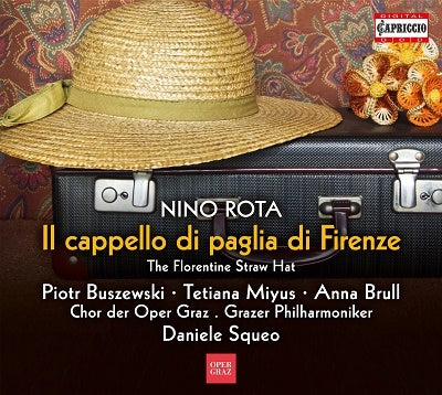 Rota, Nino (1911-1979) - Il Cappello die Paglia di Firenze : Squeo / Graz Philharmonic, Buszewski, Miyus, Brull, etc (2021 Stereo)(2CD) - Import 2 CD