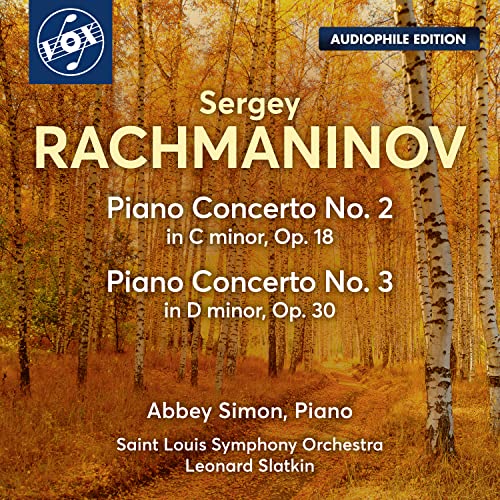 Rachmaninov, Sergei (1873-1943) - Piano Concertos Nos.2, 3 : Abbey Simon(P)Leonard Slatkin / Saint Louis Symphony Orchestra - Import CD
