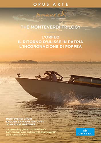 Monteverdi, Claudio (1567-1643) - The Monteverdi Trilogy -L'Orfeo, Il ritorno d'Ulisse in patria, L'incoronazione di Poppea : John Eliot Gardiner (2017 Stereo)(3DVD) - Import 3 DVD Box