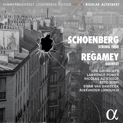 Schoenberg, Arnold (1874-1951) - String Trio: Gringolts(Vn)L.power(Va)Altstaedt(Vc)+regamey: Quintet: Bieri(Cl)Sambeek(Fg)Lonquich(P) - Import CD