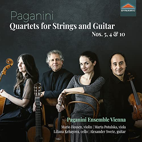 Paganini (1782-1840) - Guitar Quartet, 4, 5, 10, : Paganini Ensemble Vienna - Import CD
